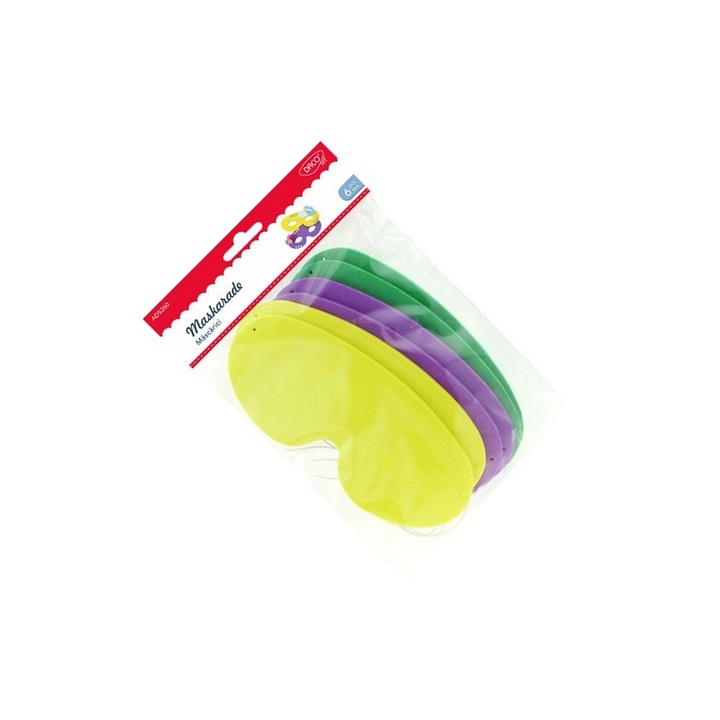 Set Masti din Spuma pentru Decorat, DACOart, Multicolor, 6 buc, 16.5x7x0.4cm