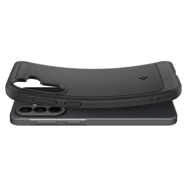 Husa Rugged Armor Compatibila Cu Samsung Galaxy A57 5G, Materiale Premium, AntiShock, Negru, Kit Upzz® Inclus