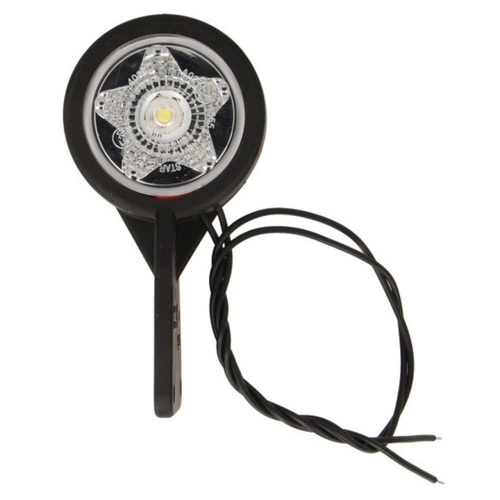 Lampa gabarit LED, WAS, Alb/Rosu, 12/24V, Dreapta/Stanga