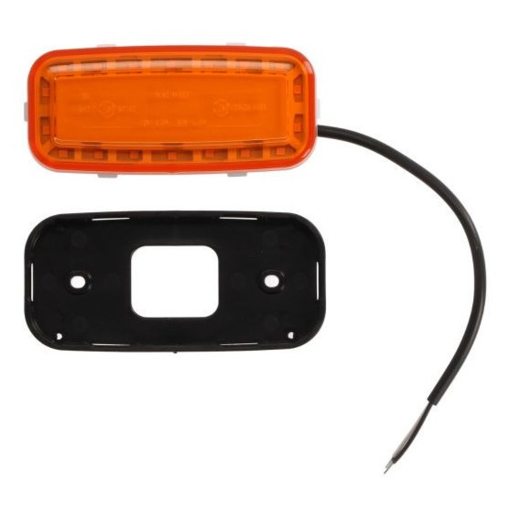 Lampa Indicatoare Spate Dreapta/Stanga, WAS, LED, portocaliu, 12V/24V