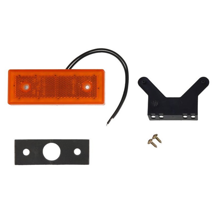 Lampa gabarit WAS, LED, portocalie, 44mm x 119mm x 19, 5mm