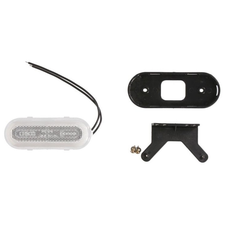 Lampa gabarit LED, WAS, alb, 49x124x20mm, cablu 220mm