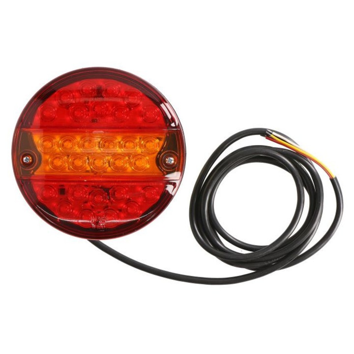 Lampa spate LED WAS dreapta/stanga, rosu, 12/24V, cu semnalizare, cu lumini frana