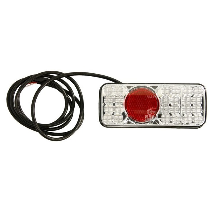 Lampa spate dreapta WAS 12/24V, semnalizare, lumini frână, roșu, 0, 60 kg