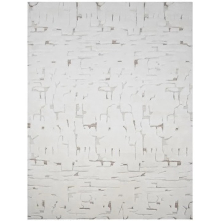 Covor Divani & Sofa' Mehran White, lana naturala, cu procent mic de bumbac, tesut bogat, moale, alb, 300 x 400 cm