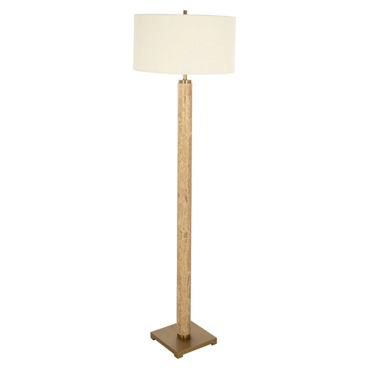 Lampa Loren 50.0x50.0x166.0 cm, metal/lemn