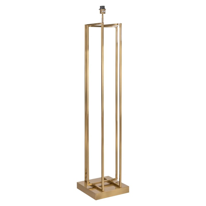 Lampa de podea Divani & Sofa', Jalinia, din alama cu finisaj antic, design clasic, alama antica, 30.5x30.5x30.5 cm
