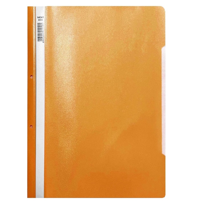 Set 10 dosare plastic, Noki - portocaliu