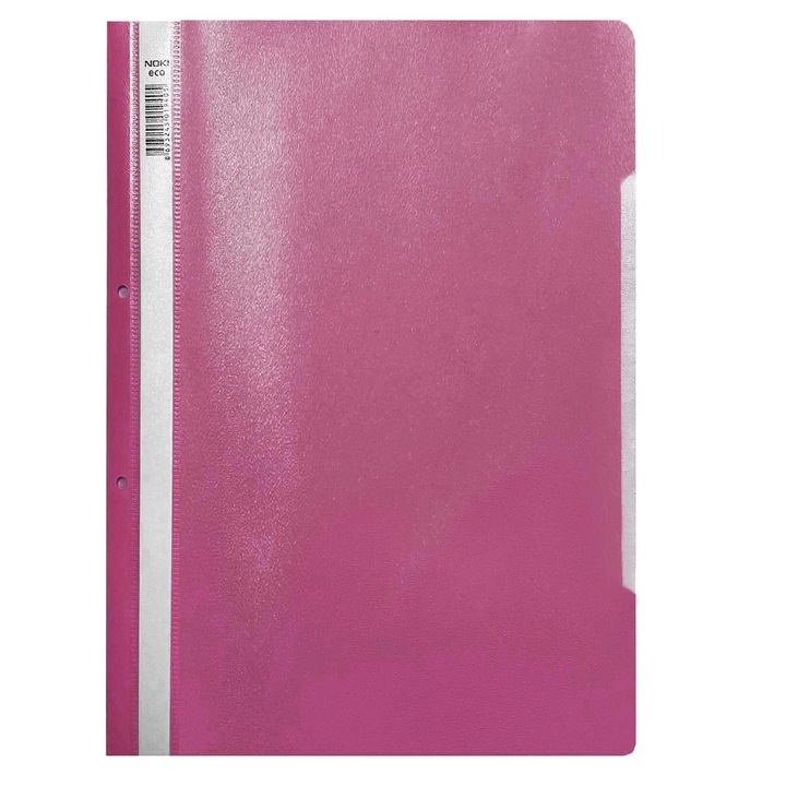 Set 10 dosare plastic, Noki - roz