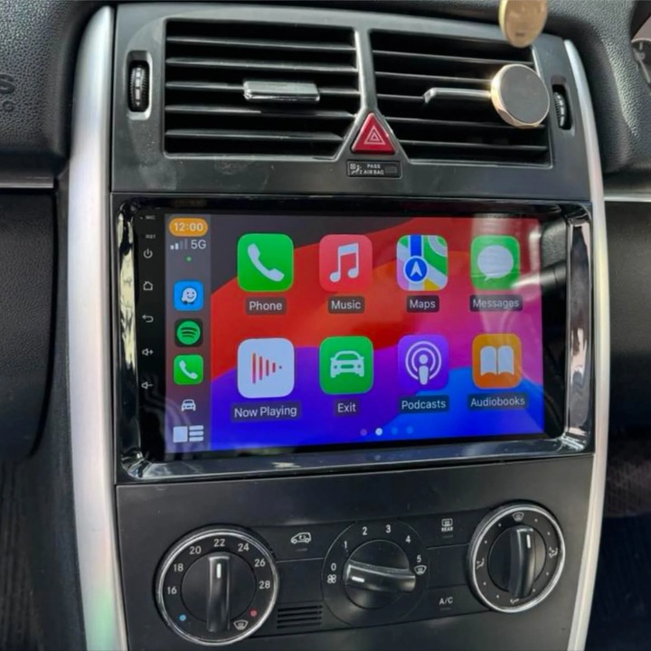 Navigatie Mercedes A-Class W169/B-Class W245 (2008–2012) dedicata, MaxTech® PRO SERIES, 4 GB Ram 64 GB Rom OctaCore, Carplay & Android auto, Ecran 9 ” HD Touch, GPS, Wifi, Bluetooth, Radio, Youtube