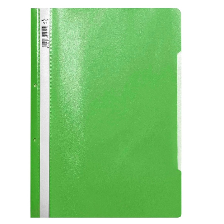 Set 10 dosare plastic, Noki - verde deschis
