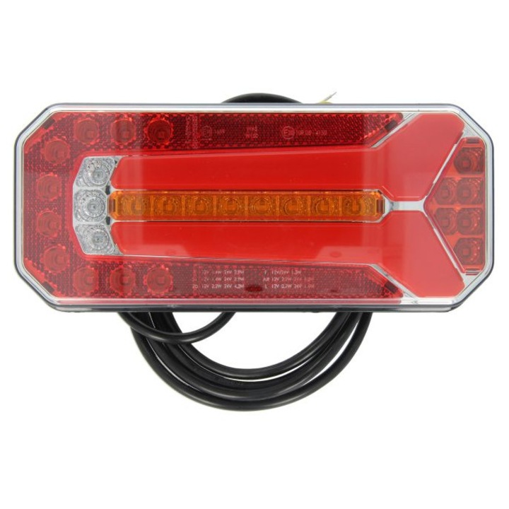 Lampa spate WAS cu LED, semnalizare, anti-ceață, 12/24V, lungime cablu 0, 2m