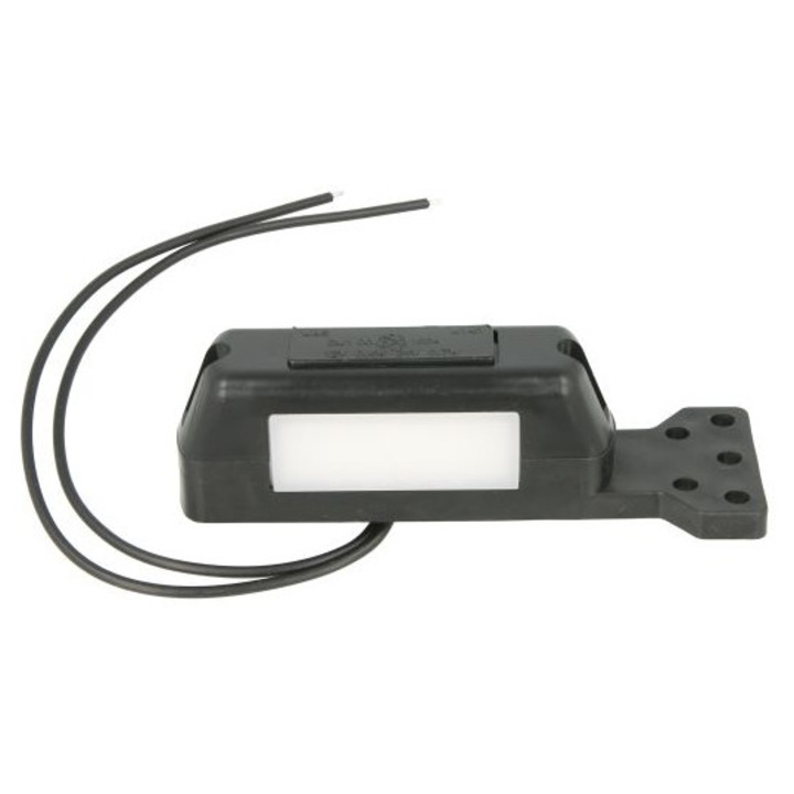 Lampa gabarit WAS, alb/roșu, LED, 105mm x 28mm x 34mm, cablu 210mm