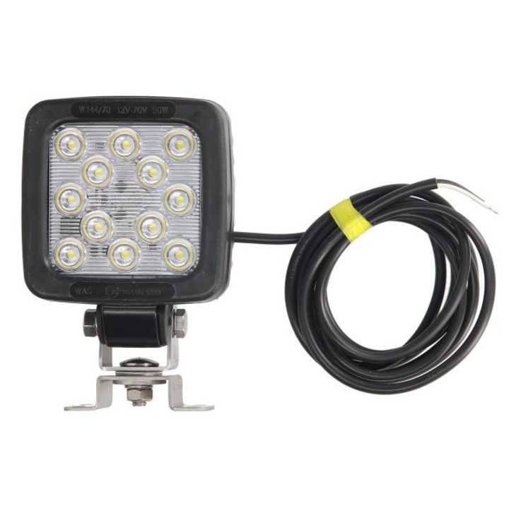Proiector LED WAS, 12/70V, 50W, 4000lm, 101x101x75mm