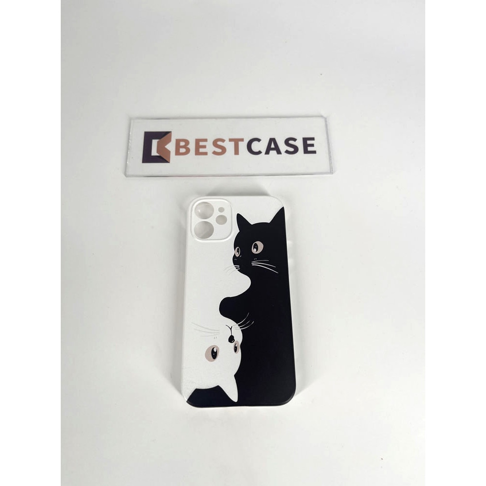 BestCase® Husa TPU Ultra Slim compatibila cu Samsung Galaxy S22, Black&White Cats, 2019369 B 2017