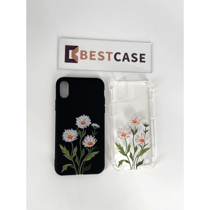 BestCase® Ultra vékony TPU tok Samsung Galaxy S21-gyel kompatibilis, virágos - Pressed Daisy, 1396545 B 2031