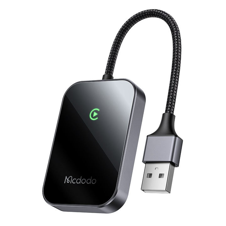 Adaptor CarPlay Mcdodo wireless, USB, negru