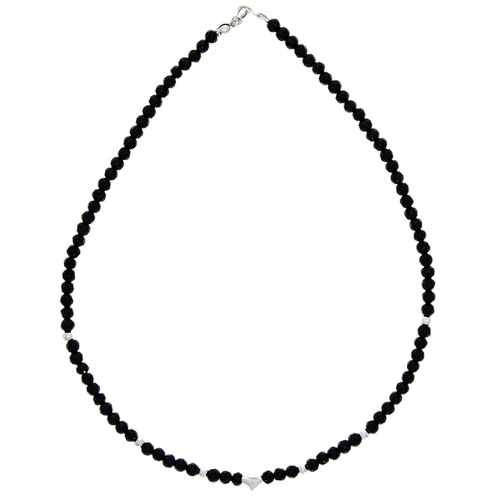 Colier cu Elemente din Argint si Onix