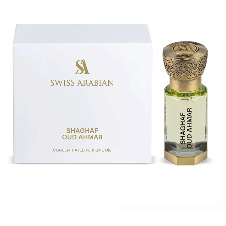 Parfum Ulei, Shaghaf Oud Ahmar by Swiss Arabian, 12 ml, Unisex