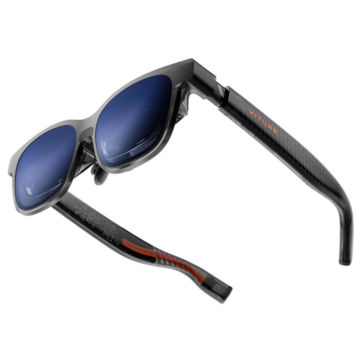Ochelari VITURE Luma AR/XR — Ecran ultra clar de 146”, 1200p, camp vizual de 50°, 3Dof, film electrocromic, ajustari miopie, sticla inteligenta pentru iPhone 17/16/15, Android, Mac, PC, Steam Deck, PS5, Switch, Switch 2