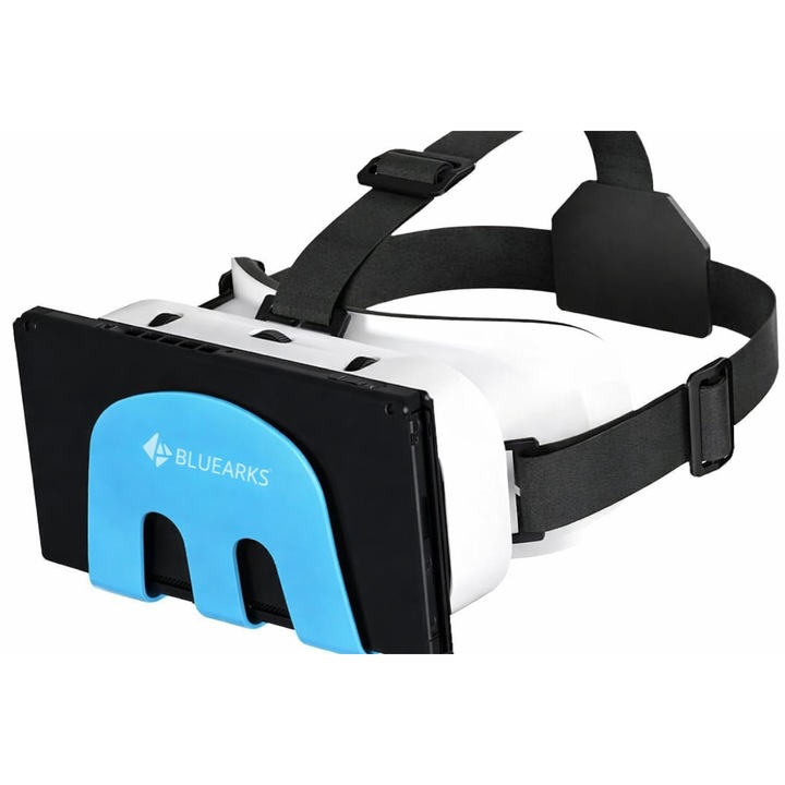 Ochelari VR pentru Nintendo Switch & Switch OLED – Lentile Reglabile, Experienta Realitate Virtuala, Compatibil Labo VR, cu Banda de Prindere Cap, Design ergonomic, Camp vizual 110°, Alb