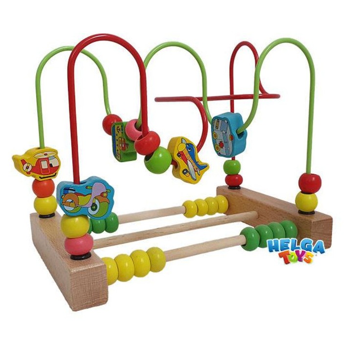 Joc de îndemânare Spirala Motrică cu Bile, Ileana Prodexim, educativ, culori primare, 3 ani