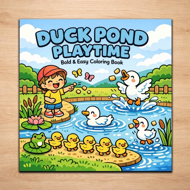 Carte de colorat pentru copii, Aventuri cu Ratuste, 20 desene mari, hartie groasa 160GSM, spirala metalica, 21x21cm