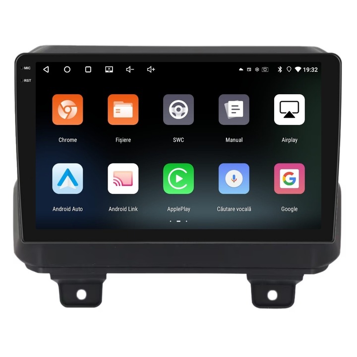 Navigație GPS Piloton Jeep Wrangler Rubicon 2018+, 9 inch, 4GB, 64GB, CarPlay, Android Auto