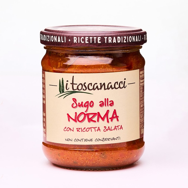 Sos Toscanacci cu ricotta sărată și vinete, 180gr