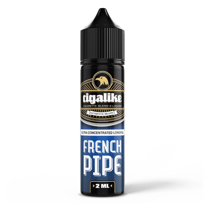 Aroma concentrată Cigalike Longfill - French Pipe, 2ml, tutun retro