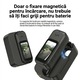 Camera Video Corporala 4K Ultra HD ENZIRO®, Body Cam WiFi, Rotatie 180°, Autonomie 8h cu Dock Magnetic, Waterproof 30m, Ecran HD 1.47”, 256GB, Unghi Larg 120°, Suport Bicicleta & Snur Magnetic