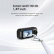 Camera Video Corporala 4K Ultra HD ENZIRO®, Body Cam WiFi, Rotatie 180°, Autonomie 8h cu Dock Magnetic, Waterproof 30m, Ecran HD 1.47”, 256GB, Unghi Larg 120°, Suport Bicicleta & Snur Magnetic