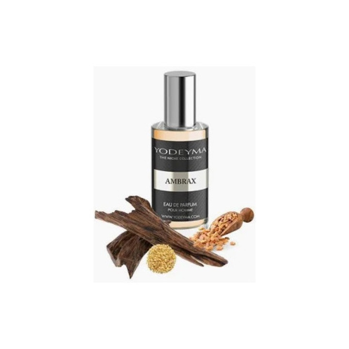 Parfum Yodeyma Ambrax, 15ml, lemnos, oriental, pentru bărbați