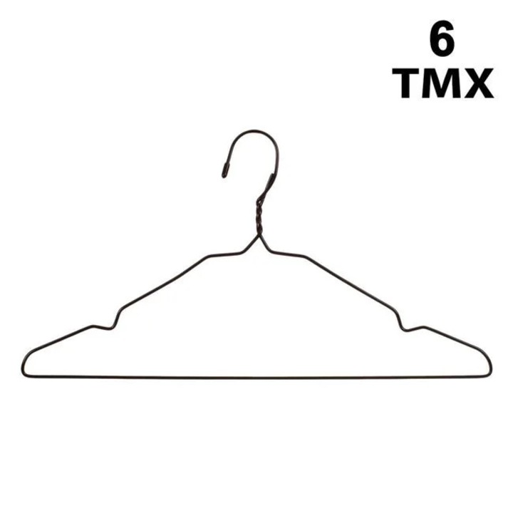 Set de 6 umerase metalice negre 40cm