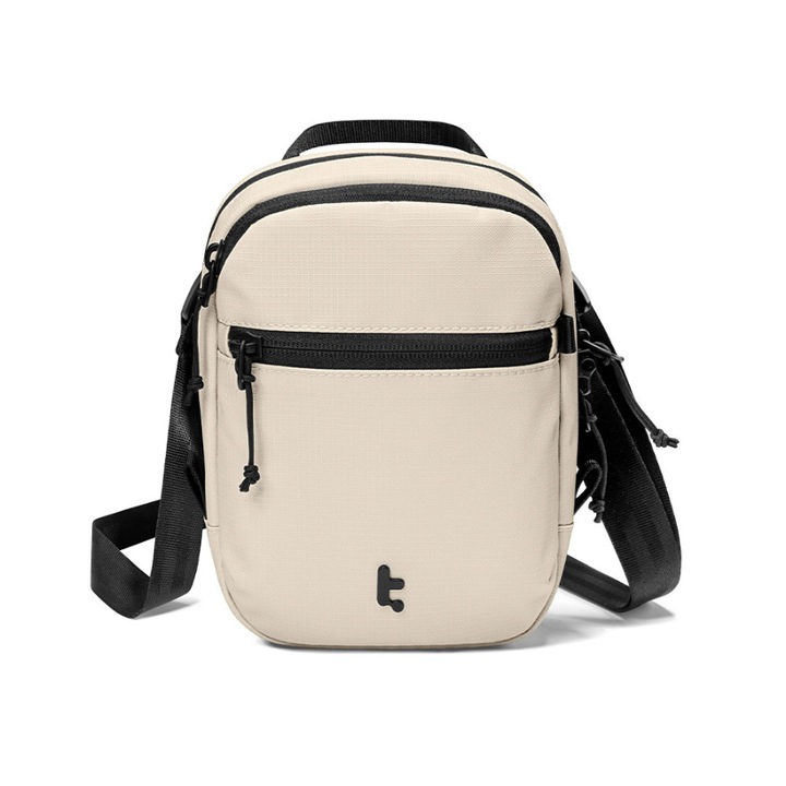 Tomtoc Aviator univerzális crossbody táska, 1.3L, 19.5 × 14.5 × 7 cm, Khaki