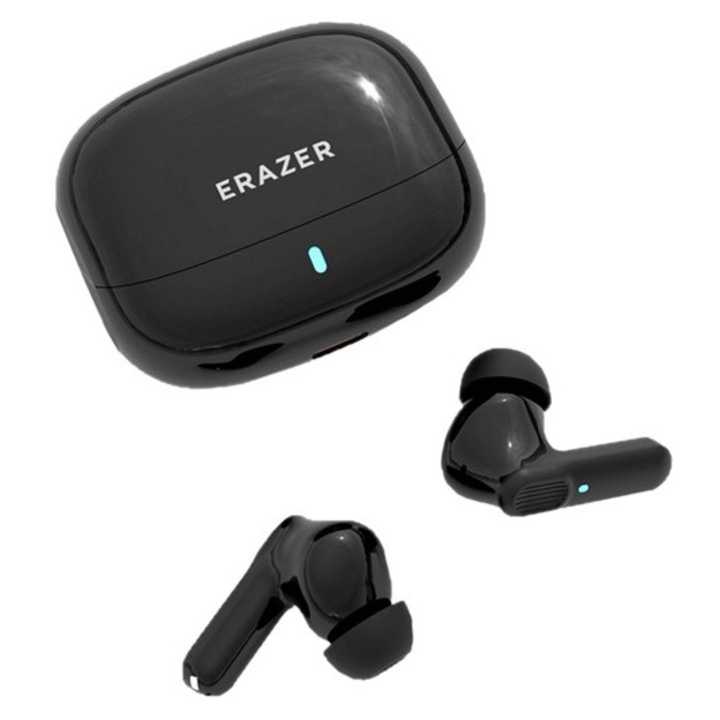 Lenovo erazer etr-a01 pro bluetooth fülhallgató sztereo, v5.4, tws, zajszűrő, mikrofon + töltőtok, fekete
