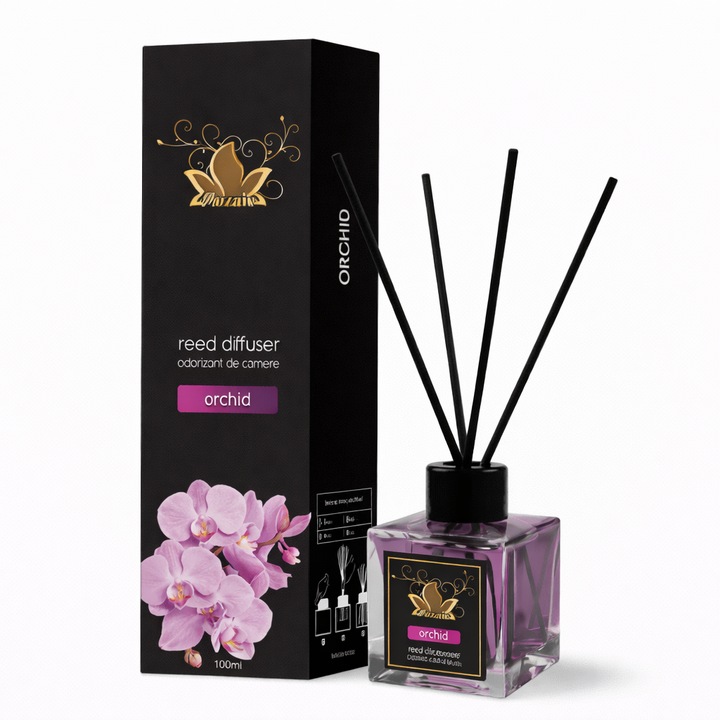 Szobaillatosító pálcikákkal, Mozaic, Orchid, 100 ml