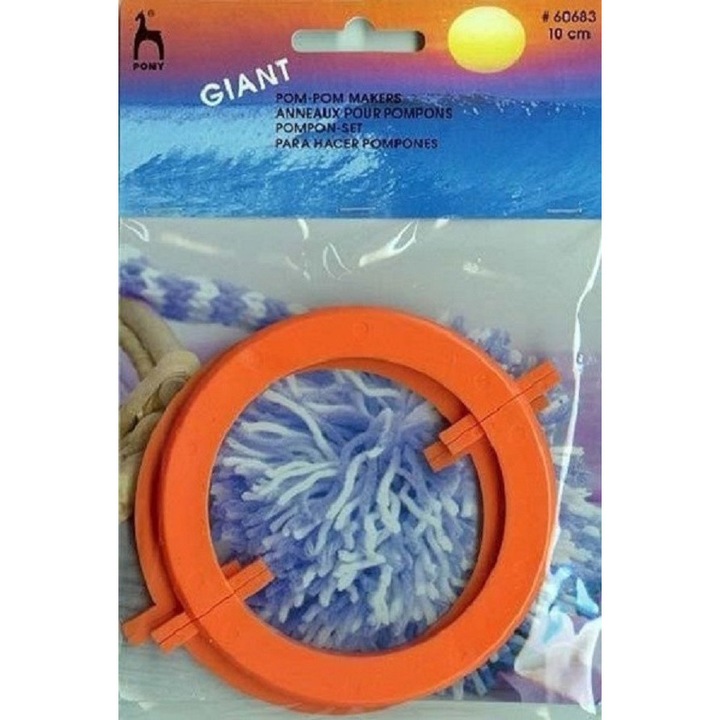 Dispozitiv pentru realizat pom-pon, demomtabil, 10cm