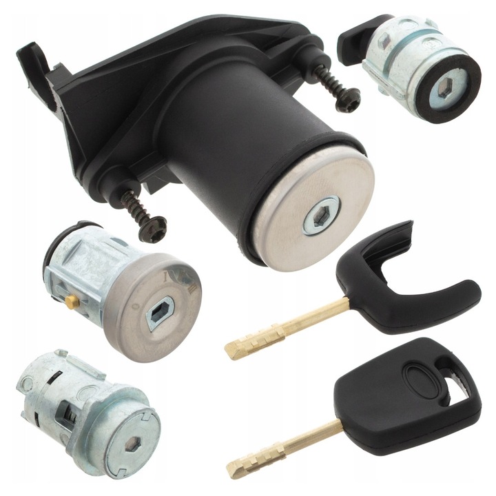 Kit inchidere usi si contact pentru Ford Fiesta MK5 si Fusion, 2 chei, 1479660