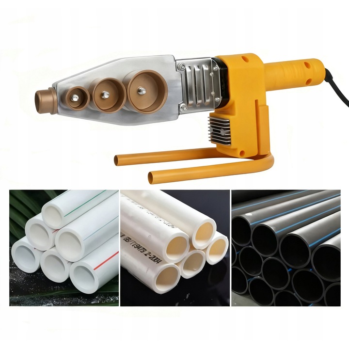 ZGRZEWARKA LCD 2800W pentru tuburi PP PVC 16-63mm