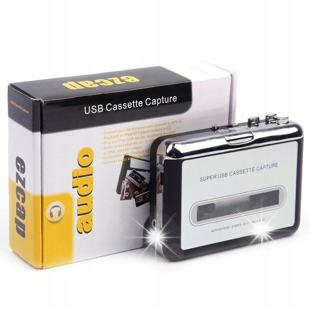 Casti Retro Casetofon retro Walkman, converter USB, multiple metode de iesire, 1x ...