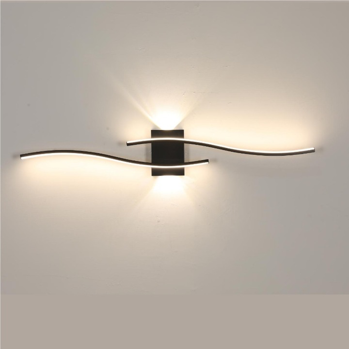 Аплик Riserva LED 27W 4500K черен 89см