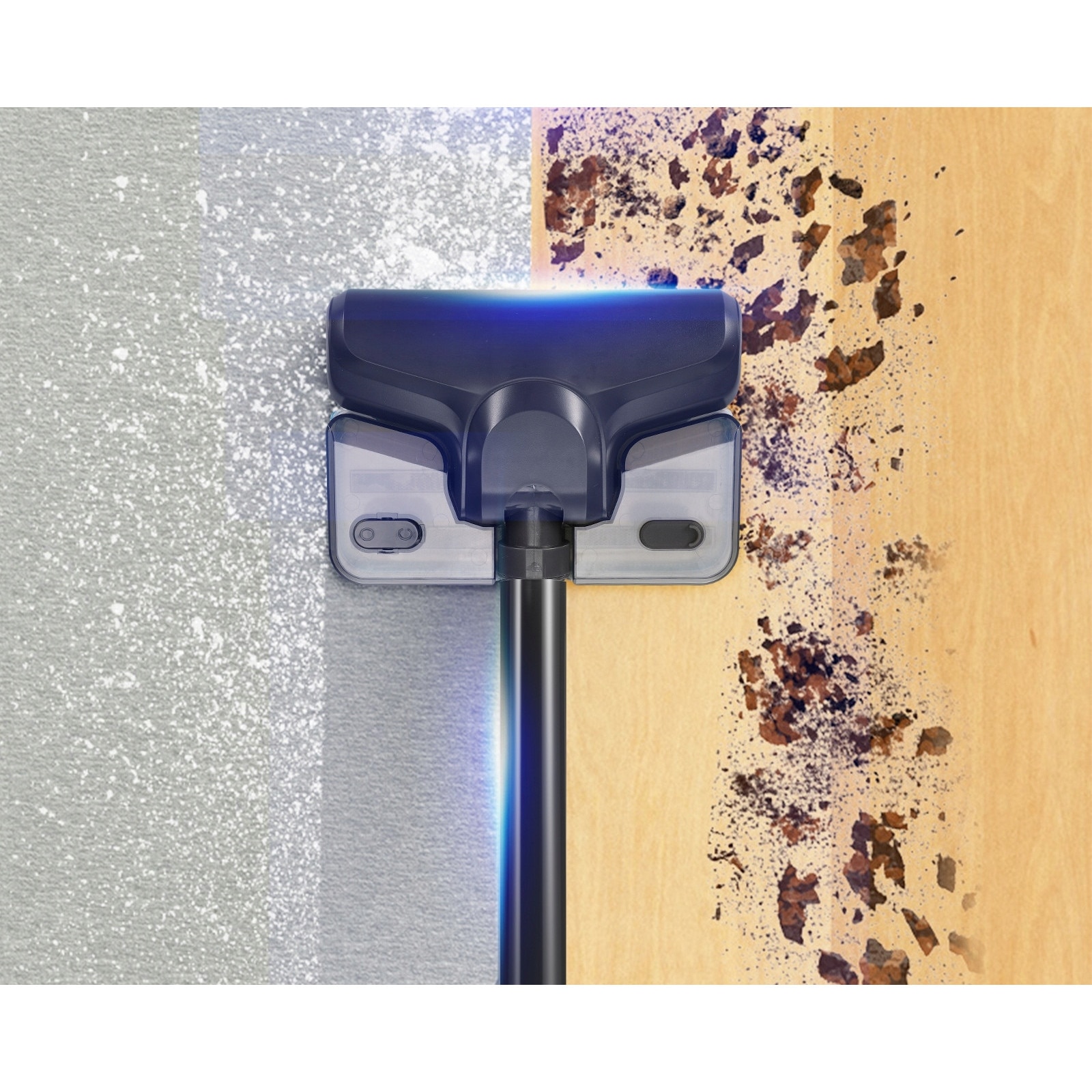 Aspirator fara fir 5 in 1, multicolor, 103x21x9.4cm, mopare umeda si aspirare uscata, utilizare acasa si auto