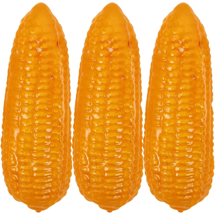 Porumb artificial decorativ, 3 bucati, Model realist, Decor acasa