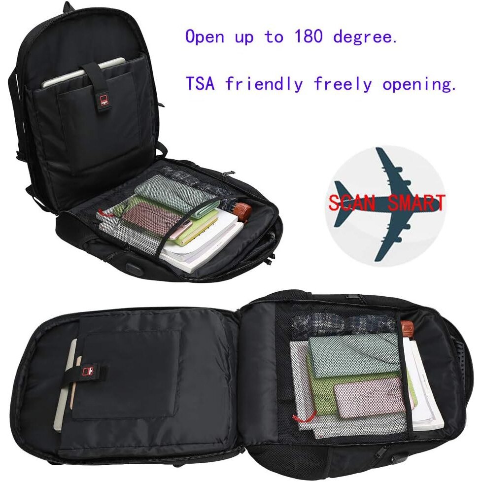 Plecak laptop 15.6 inch, port incarcare USB, calatorie, multicolor