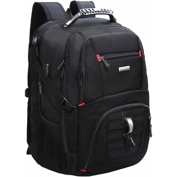 Plecak laptop 15.6 inch, port incarcare USB, calatorie, multicolor