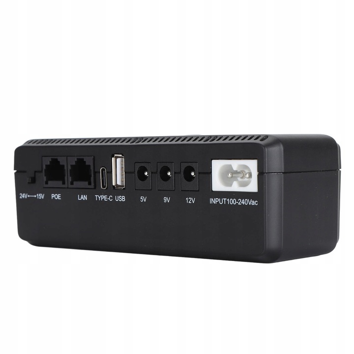 UPS Mini 8800 mAh, 18W DC tápellátás, több port, kompakt, kis eszközökhöz