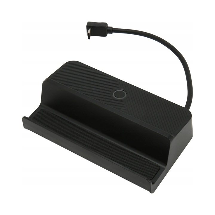 5 az 1-ben dokkolóállomás Steam Deckhez, 4K, 100W, USB C, fekete, 13x7,5x3,5cm