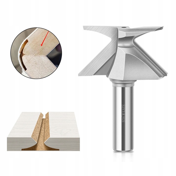 Frez pentru lemn R30, 1/2", pentru indoire, set de freze din carburi sinterizate