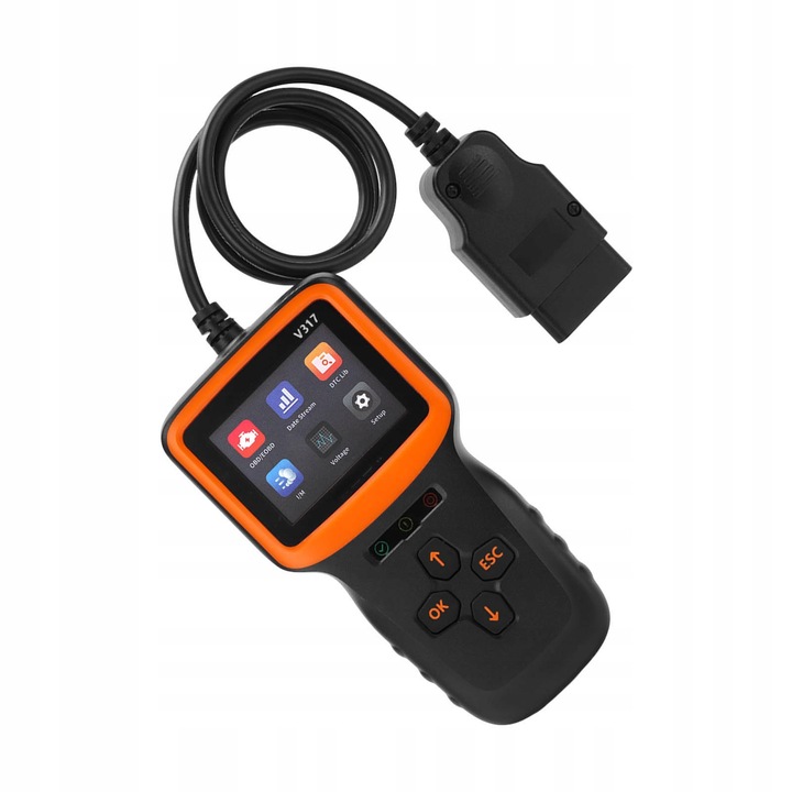 Skaner OBD2, V317 V1.5, multicolor, ABS, 9-16V